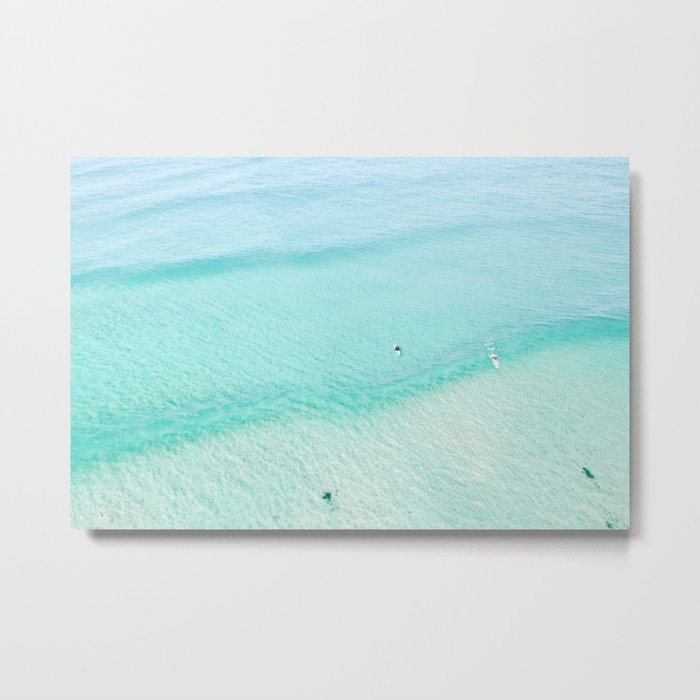 Aqua Surfers Metal Print