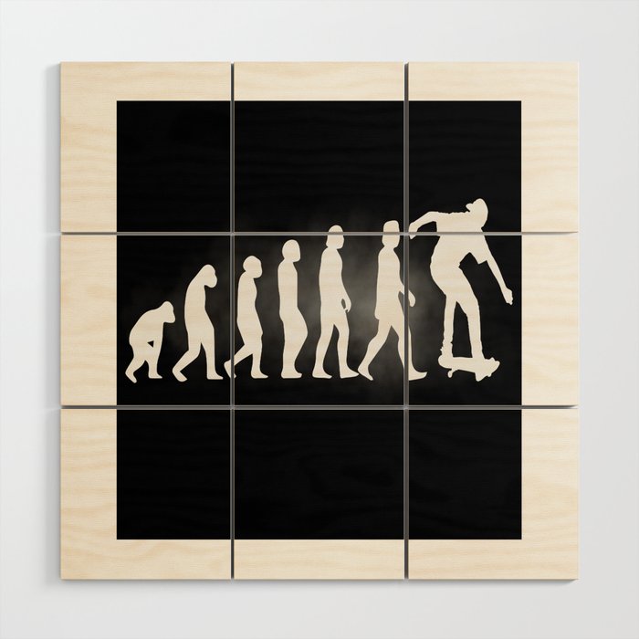 Skater Wood Wall Art