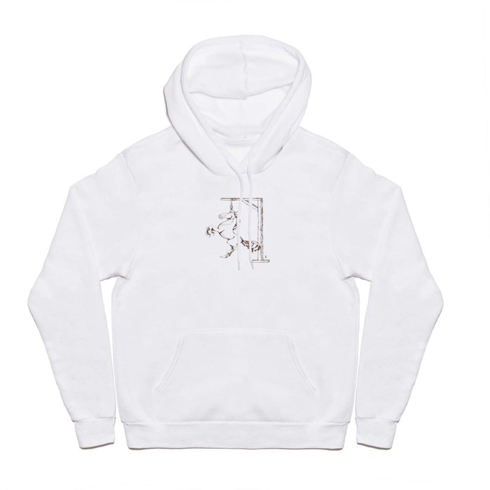 Well Hung Horse for the Man Cave Hoody