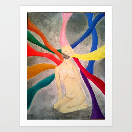 trapped Art Print