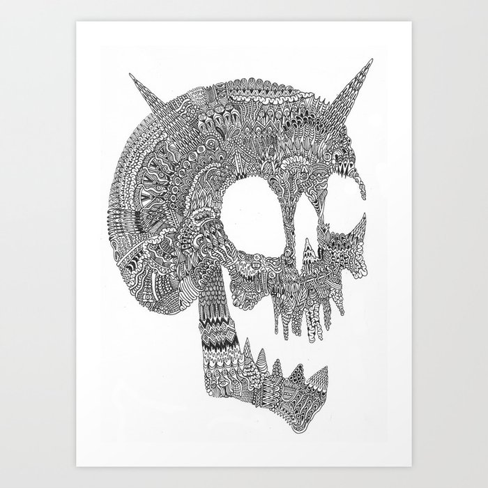 Skull Party Art Print
