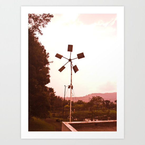 WIND MILL Art Print