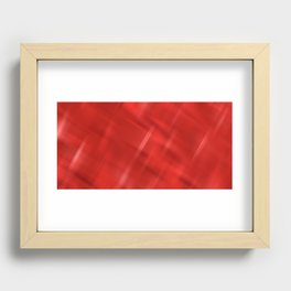 Red Lines Recessed Framed Print