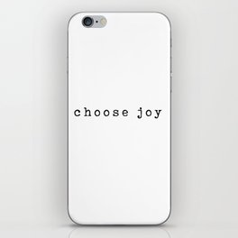 Choose Joy - Bible Verses 1 - Christian - Faith Based - Inspirational - Spiritual, Religious iPhone Skin