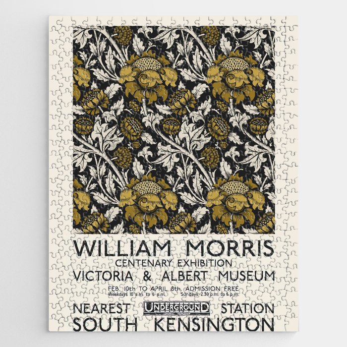 Art Exhibition pattern (1874) William Morris Jigsaw Puzzle