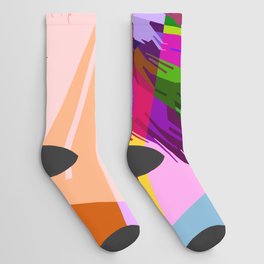 Lion Prismatic Pop Art Socks