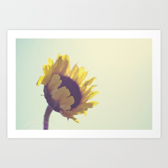 Sunny Sunflower Art Print