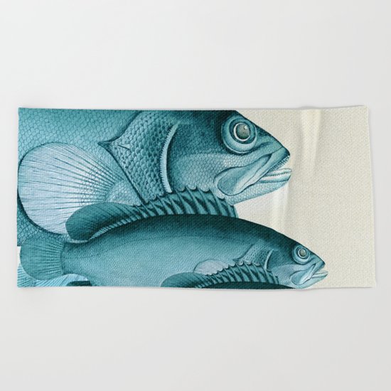 Fish Classic Designs 4 Beach Towel
