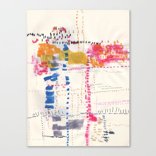 Map To Morocco. Second Stage. Canvas Print