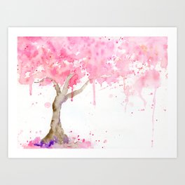 Watercolor Tree Art Prints For Any Decor Style Society6