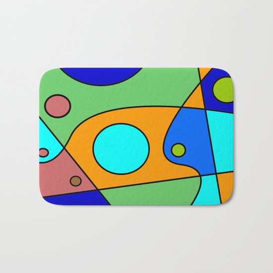 Abstract #72 Bath Mat