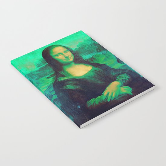 Mona Lisa's Haze (green) Notebook