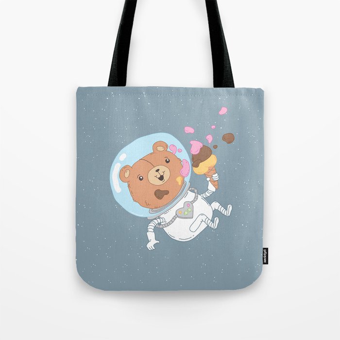 Space Bear Tote Bag