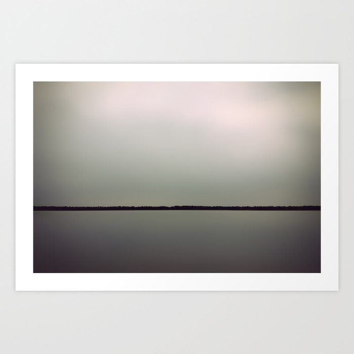 Lake With Little of Shore Art Print