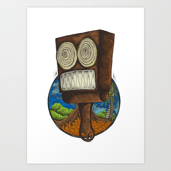 hot summer Art Print