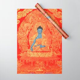 Medicine Buddha Thangka Wrapping Paper