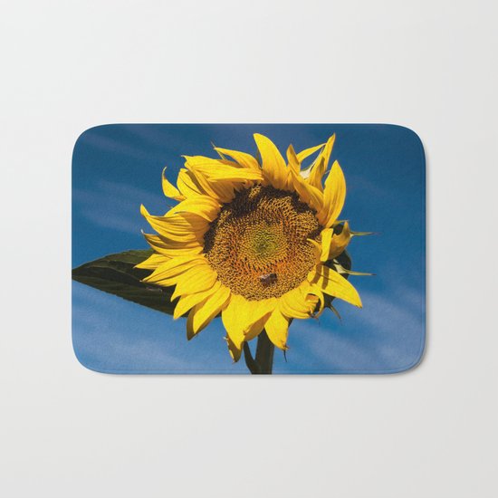 Sunflower in LOVE Bath Mat