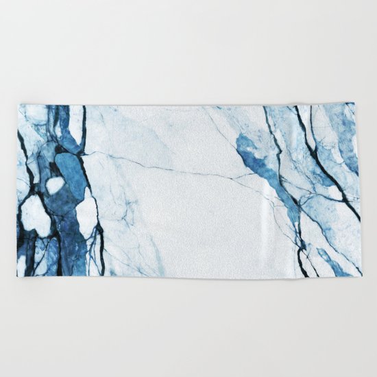 Moroccan Blues #society6 #decor #buyart Beach Towel
