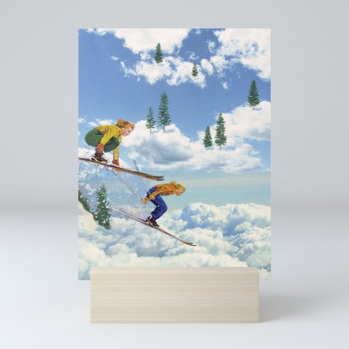 Pow Clouds Mini Art Print