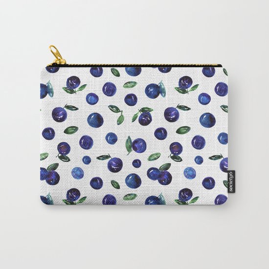 Blueberries Carry-All Pouch