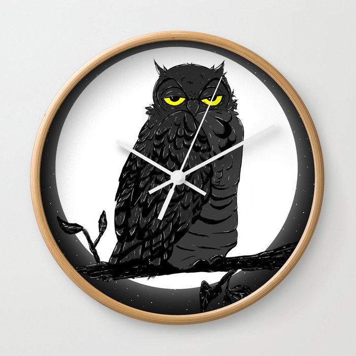 Night Owl V. 2 Wall Clock