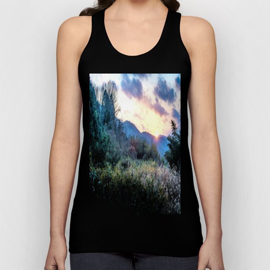 Mountain Sunrise Unisex Tank Top