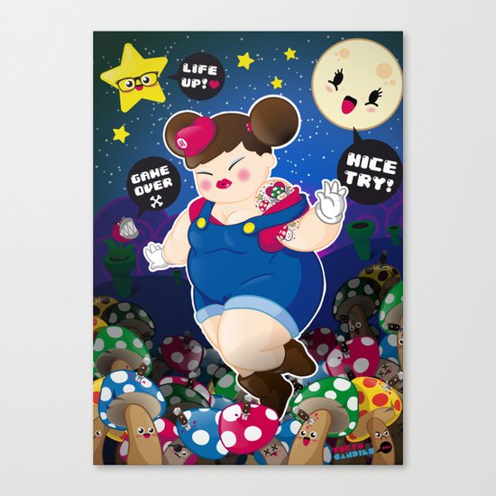 Insert Coin Canvas Print