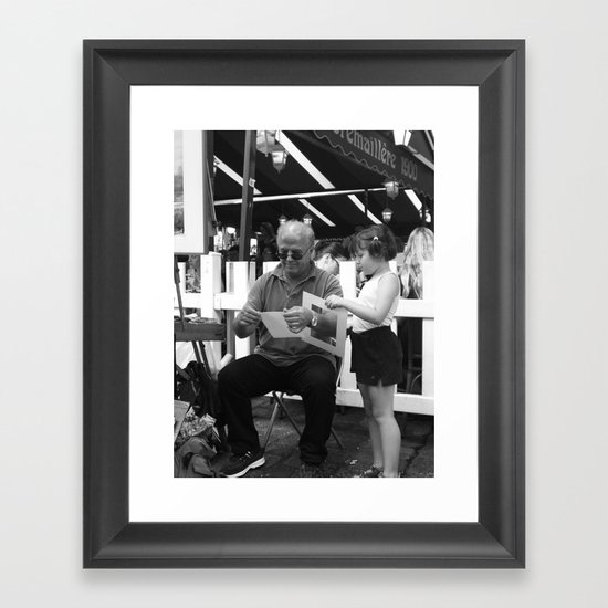 Helping Hand Framed Art Print