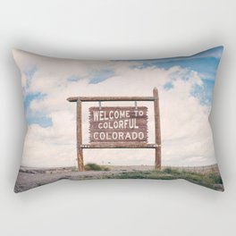 Welcome to Colorful Colorado Rectangular Pillow