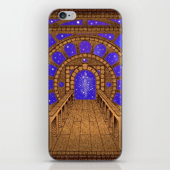 orvio illuminated space mandala iPhone & iPod Skin