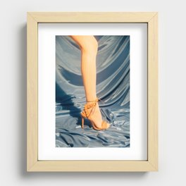 Stocking and High Heel Recessed Framed Print