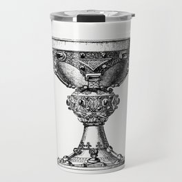 Vintage Victorian Style Goblet Engraving Travel Mug