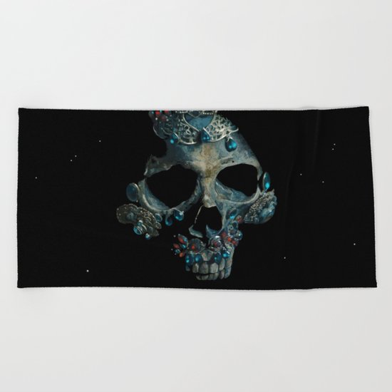 Holy Starman Skull Beach Towel