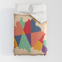 Abstract Berlin Comforter
