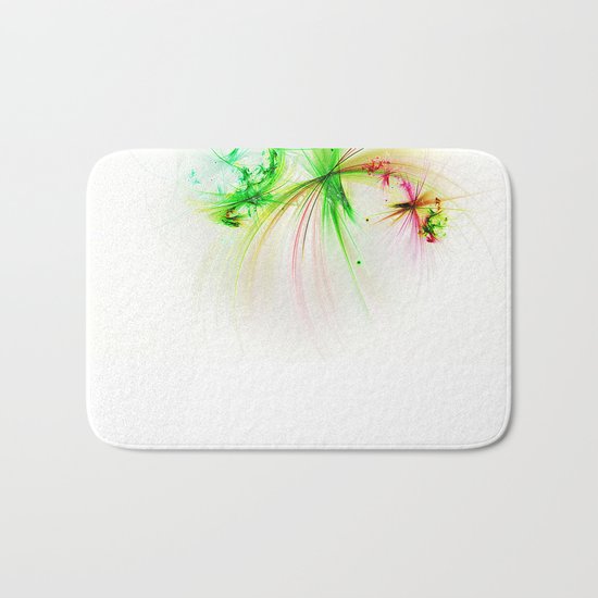 Plastic splatter Bath Mat