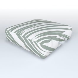 Gray green stripes background Outdoor Floor Cushion