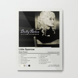 Dolly Parton-Little Sparrow Album Poster Metal Print