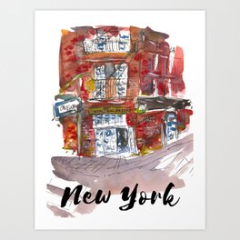 New York Boroughs Art Print
