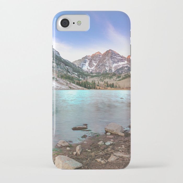 Sunrise over the Maroon Bells iPhone Case