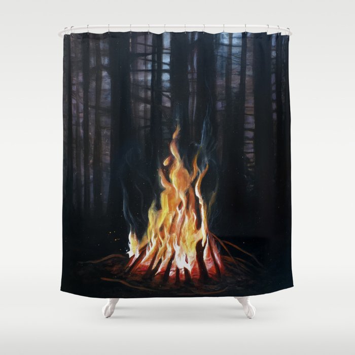 Campfire Strories Shower Curtain