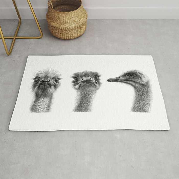 Three ostriches SK1005354 Rug