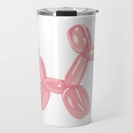 Balloon Dog - Pink Travel Mug