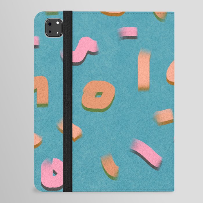 Color confetti pattern 7 iPad Folio Case