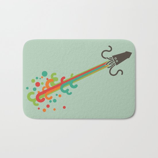 Kraken time Bath Mat