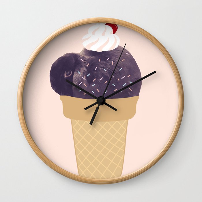 Olive Cream Wall Clock