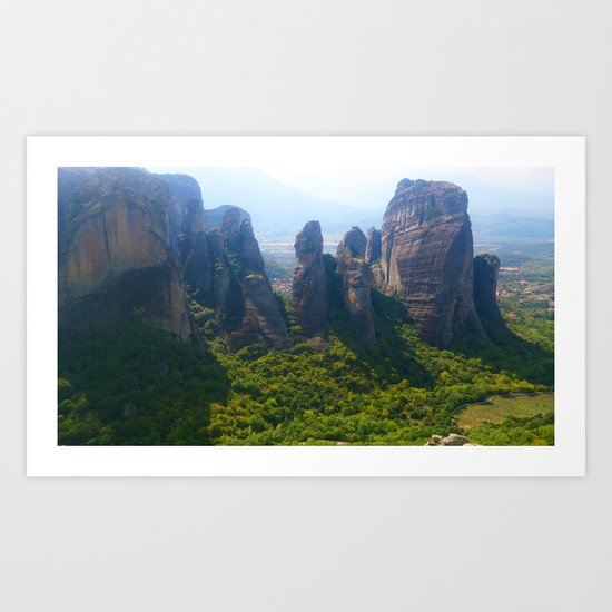 Meditation up to Meteora | Greece | Nature Art Print