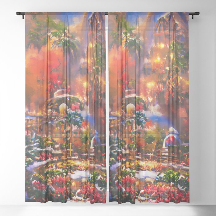 Origin of the World, Garden of Eden Sheer Curtain