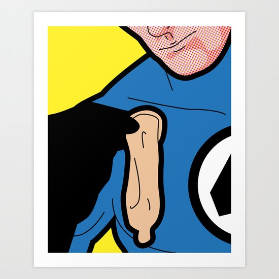 The Secret Life of Heroes - Stretching Doubt Art Print