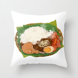 Nasi Gudeg Throw Pillow