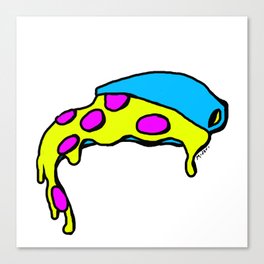 Overflow Pizza Canvas Print